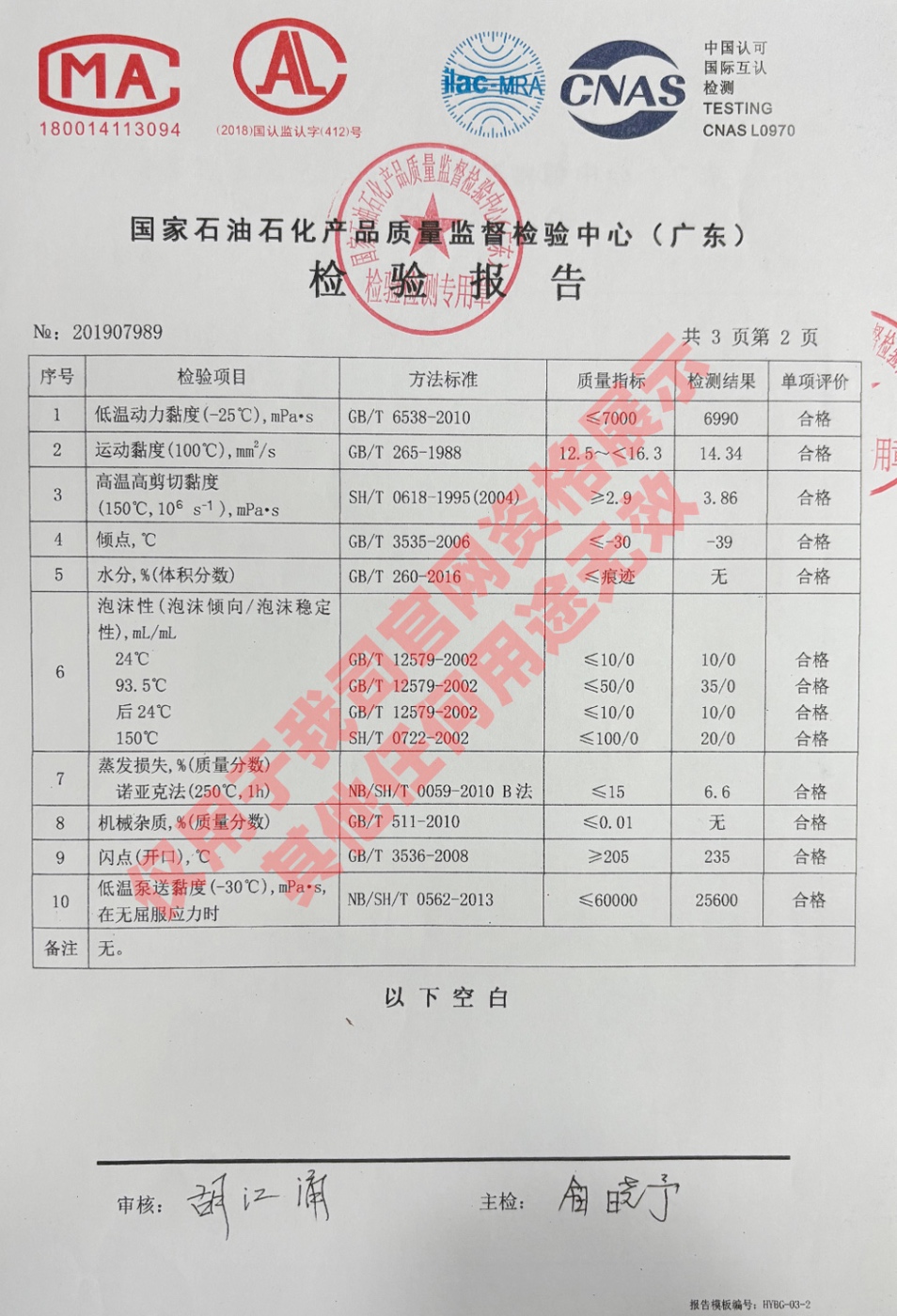 检验报告